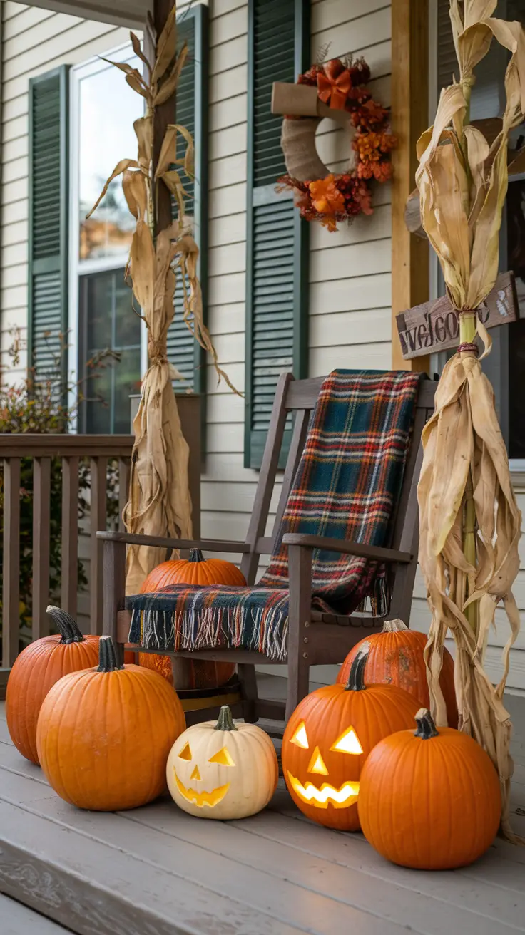 Front Porch Fall Decorating Ideas